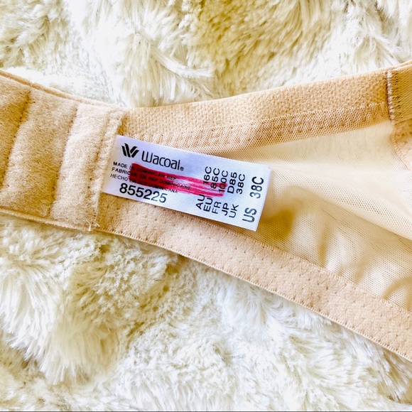 38C WACOAL Stark Beauty Underwire Bra Sand - Picture 3 of 6